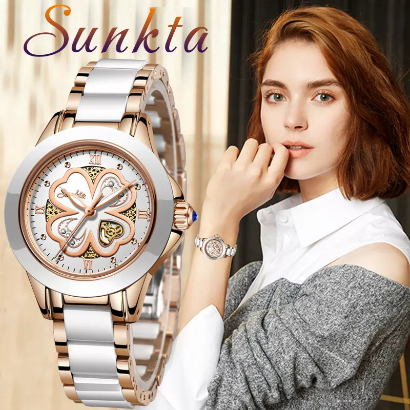 Relógio SUNKTA Ladies Luxo
