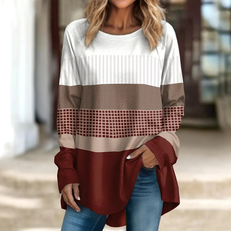 Blusa em Cotton Listrada